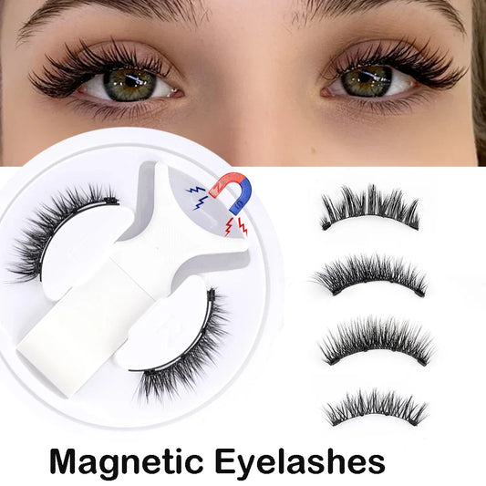 Magnetic Eyelashes Kit – 5 Reusable Styles + Tweezers - elbiB Connections 