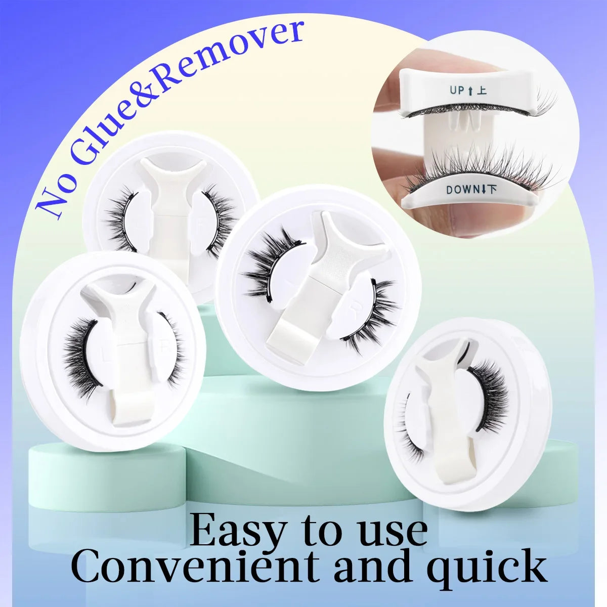 Magnetic Eyelashes Kit – 5 Reusable Styles + Tweezers - elbiB Connections 